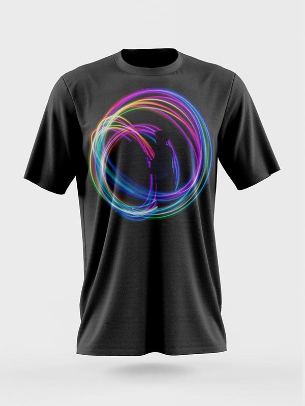 Siyah T-Shirt Baskılı